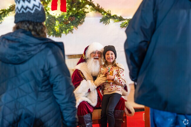 Residents can line up for pictures with Santa at the Bethany Tree Lighting & Holiday Market.