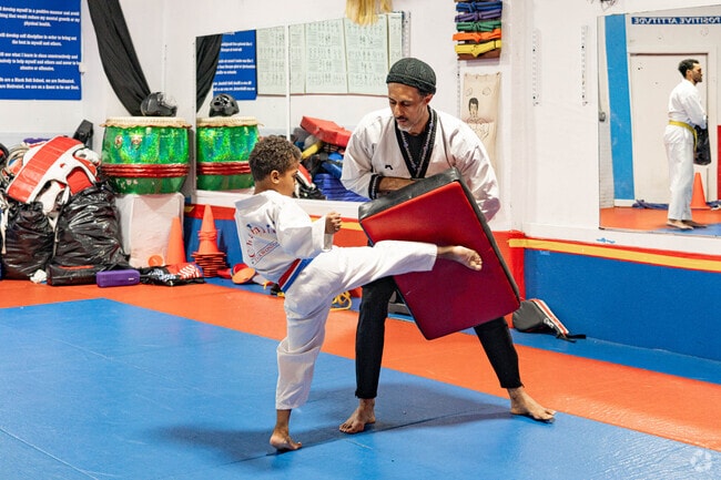 Taekwondo classes are available across Columbia Point.