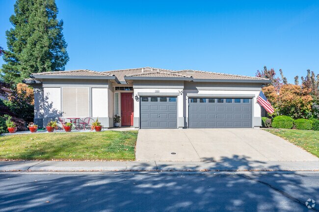 Houses commonly feature two car garages.