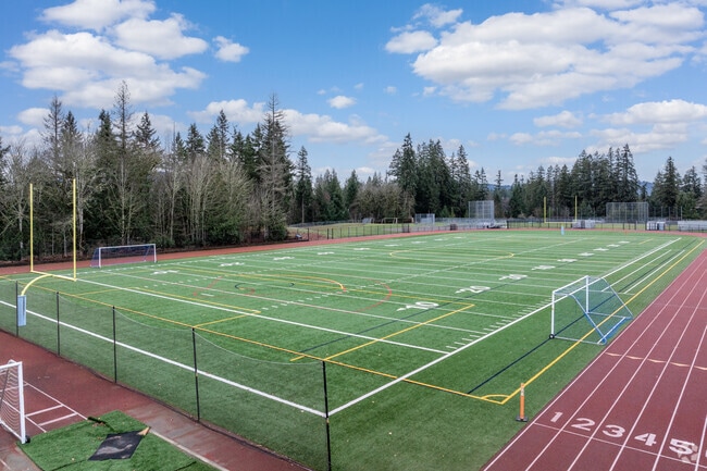 Pacific Cascade Middle School football field.