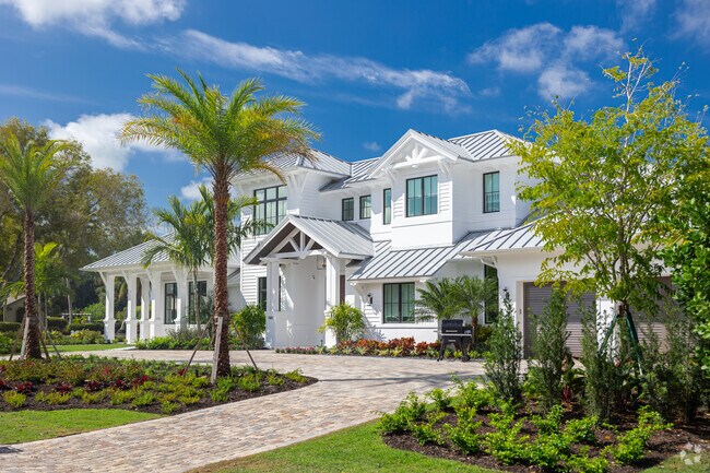 Coquina Sands features many newly built homes with a modern style.