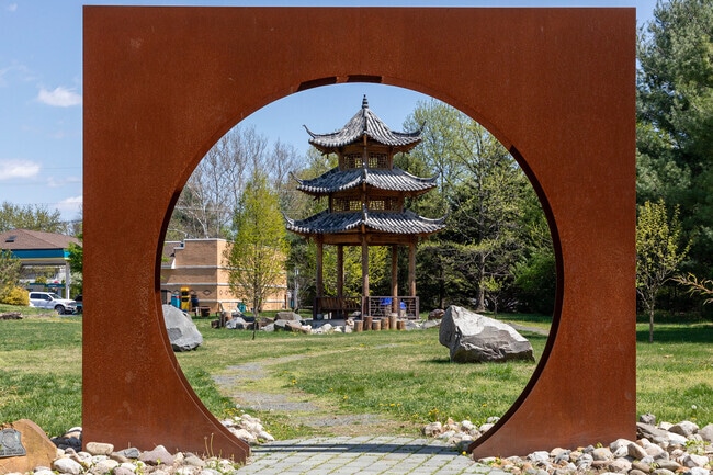 Nash Park in Princeton Junction contains a Japanese pagoda.