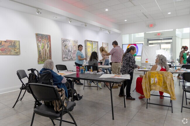 Downtown Pompano Beach locals can find art classes at the Bailey Contemporary Art Center.