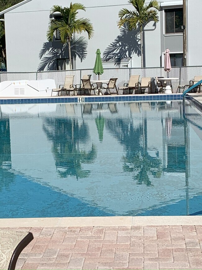 Spacious lap pool in Fort Myers