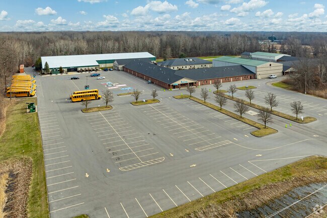 Aerial view of Summit Academy North Middle School.