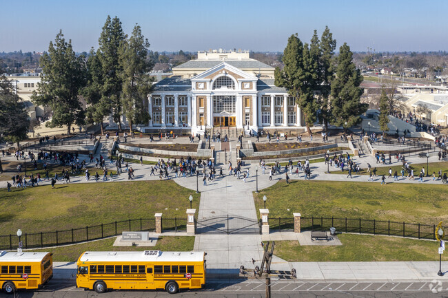 Fresno High School in the Maroa neighborhood has an IB curriculum for advanced students.