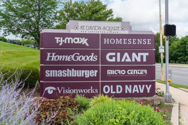 Just down the road, Villanova residents shop for groceries at St Davids Square.