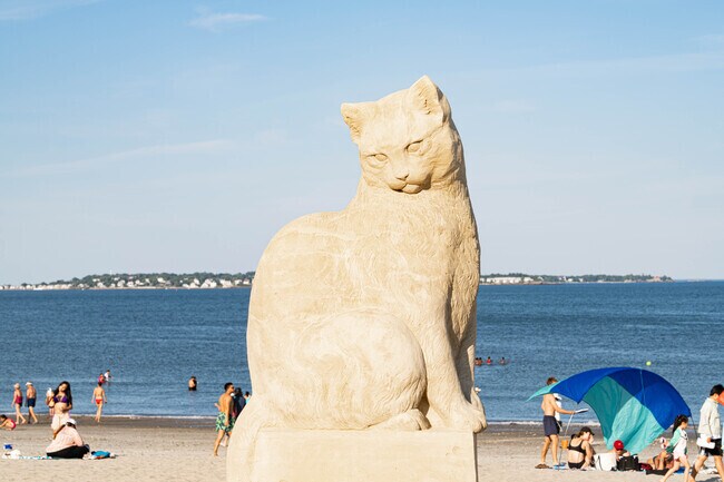 Talented artist showcase their talents at the Revere Beach Sand Sculpting competition.