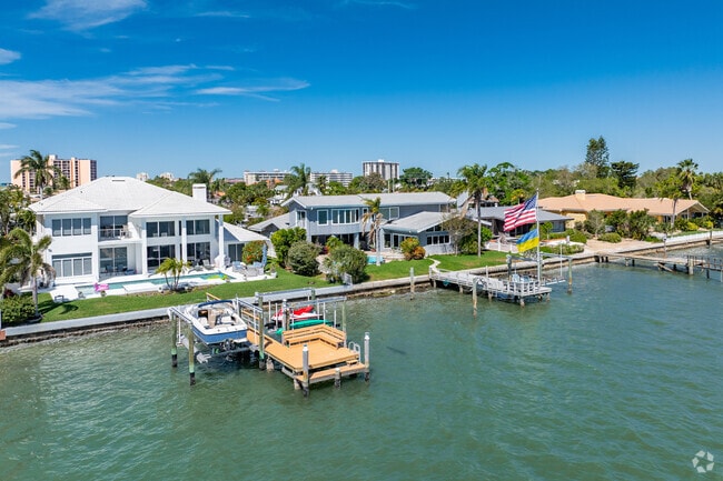 Island Estates almost every house is a waterfront home.