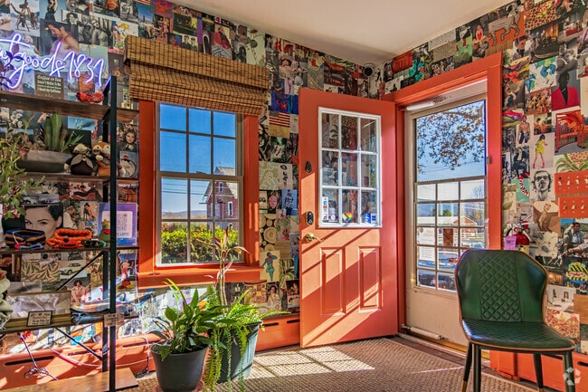 The town of Vernon bursts with vibrant details that infuse the neighborhood with lots of charm.