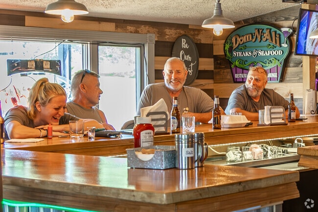 Dom N Ali's Steak and Seafood is always packed with happy Penn Forest locals.