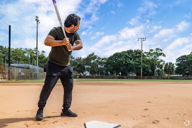 Practice your baseball skills at the well-maintained Tamarac Park near Heathgate.