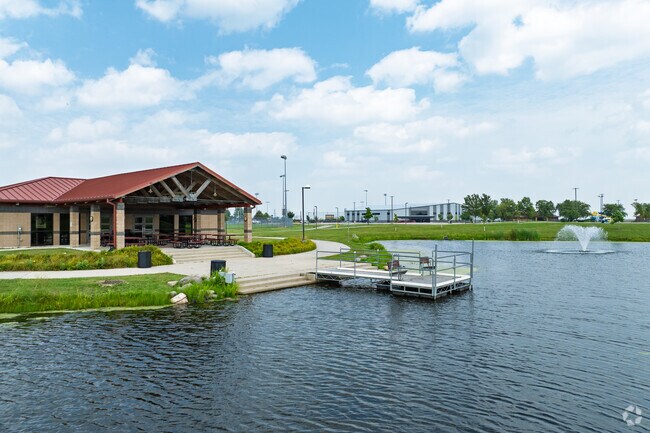 Nevada locals love fishing off the pier at beautiful SCORE Park.