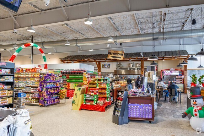 Eagleville Grocery has an eating area for lunch or locals can pick up daily groceries.