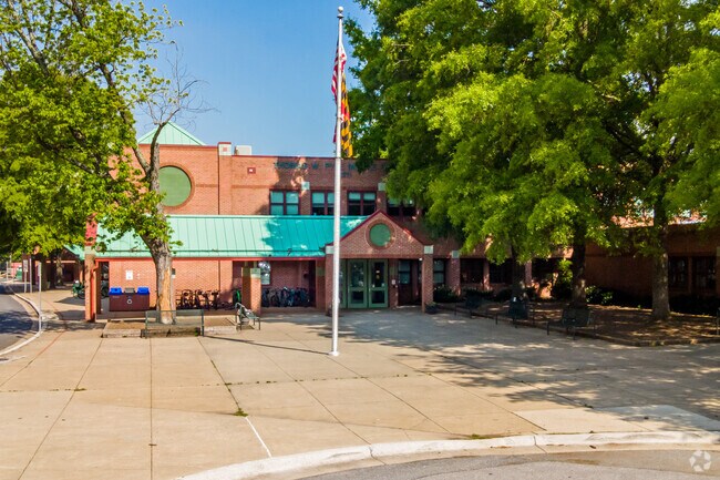 Thomas W. Pyle Middle School, located in the Woodhaven neighborhood.