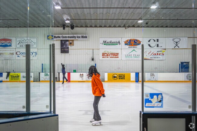 The Butte Community Ice Center is a short drive away from the Floral Park neighborhood.