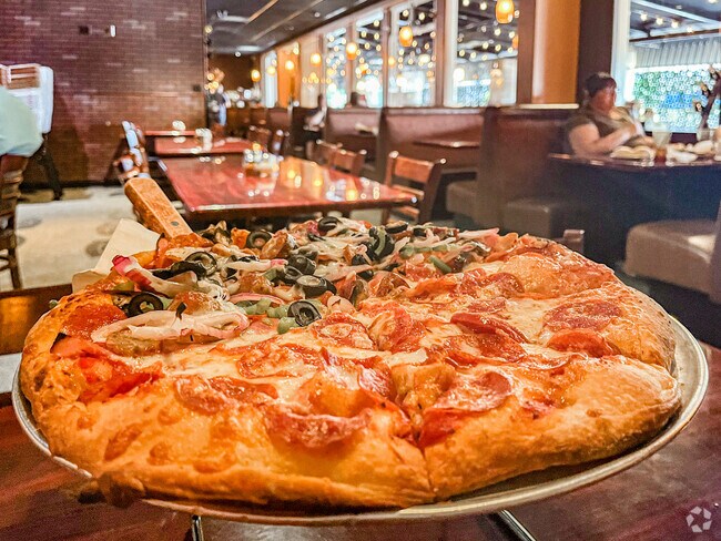 Two Guys Pizza and Pasta has an amazing tasting pizza variety.