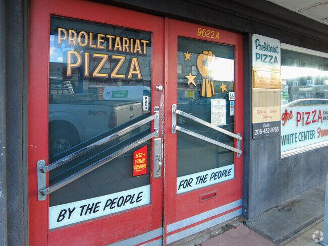 Proletariat Pizza serves artisan pizza in White Center.