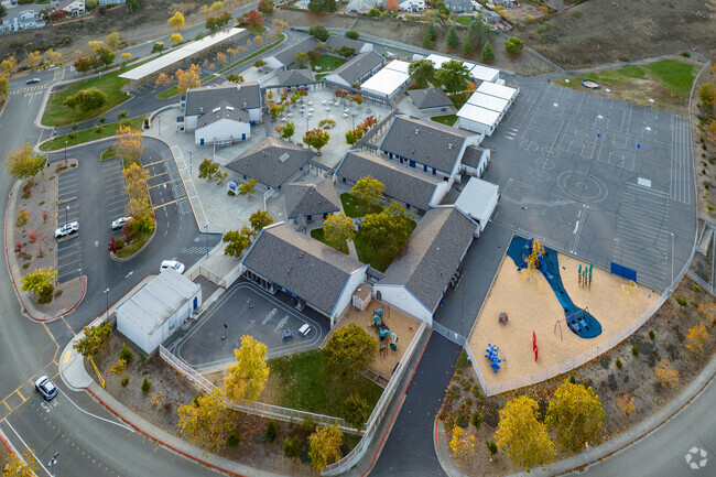 Matthew Turner Elementary School offers a sprawling campus when viewed from above.