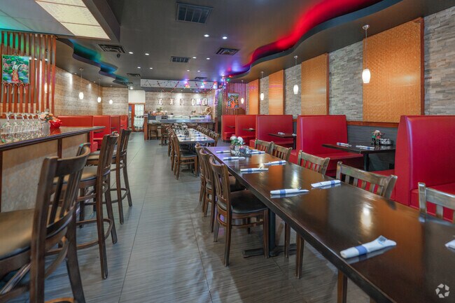 The Asian Bistro sets up the dining room getting ready for a busy day in Mileground.