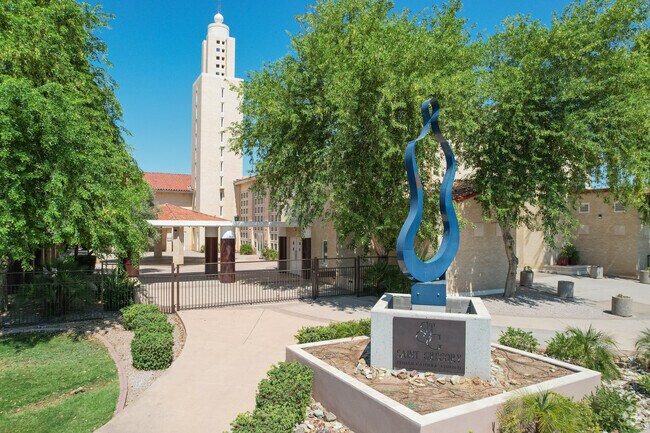 St. Gregory Elementary is attached to St. Gregory Catholic Church in central Phoenix.