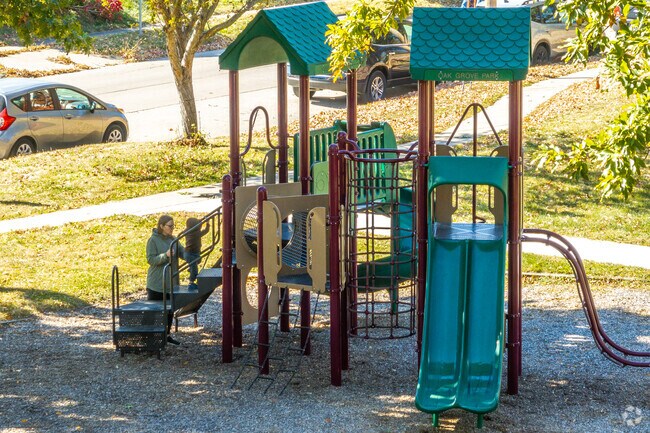 Oak Grove Park serves as a neighborhood hub for families and friends.