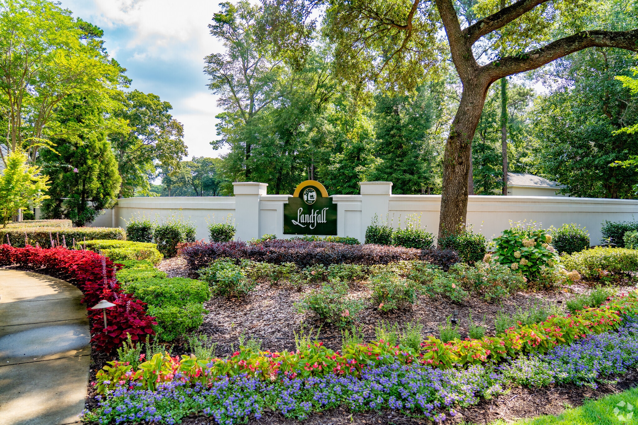 The Landfall neighborhood is located near the coast of Wilmington, NC.