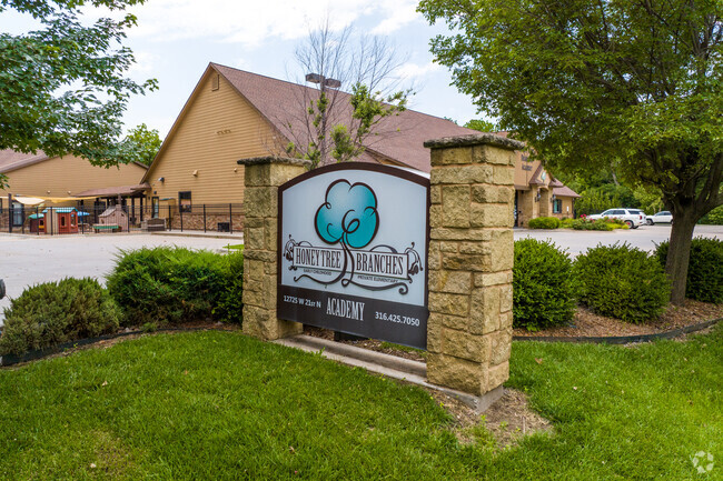 You will notice the signage for Branches Academy along the street.