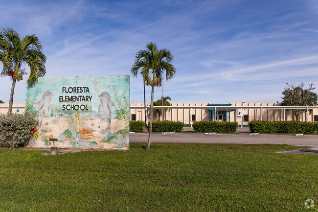 Floresta Gardens is served by Floresta Elementary School for Pre-K through 5th grade.