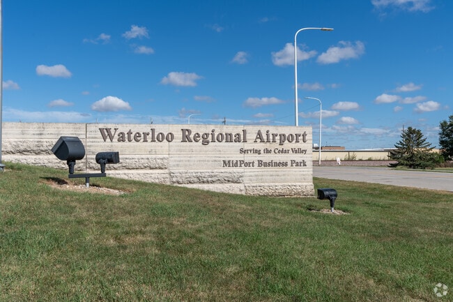 Located about forty miles from New Hampton the Waterloo Regional Airport has flights into Chicago.