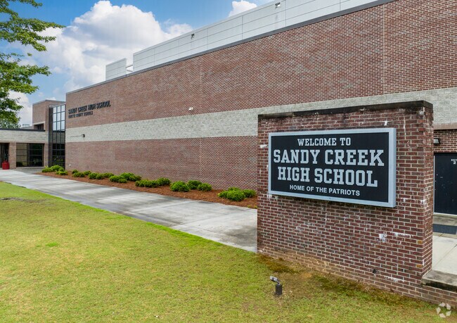 Sandy Creek High School is a safe learning environment for young students.