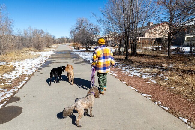 Take your best friends for a walk in the Gateway Park neighborhood.