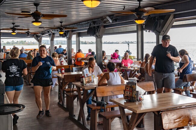 Harpon Harry's is located just minutes from Deep Creek and sits on the waterfront.