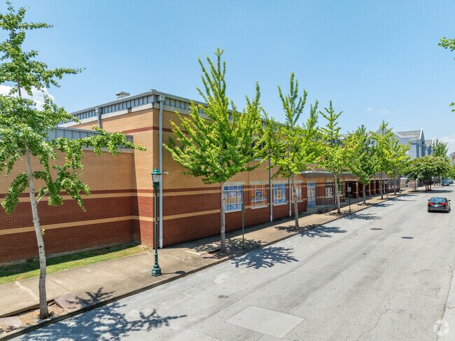 The Tommy F. Brown Academy is located in the Arts District.