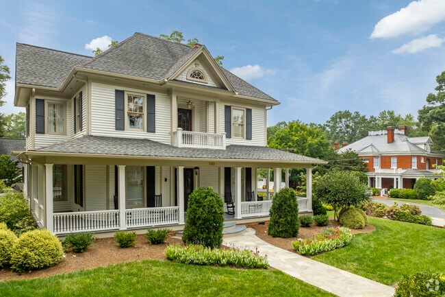 Massive homes offer lots of space for families in the Kenworth neighborhood.