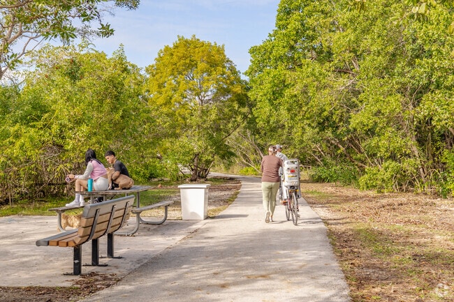 Black Point Biscayne Park east of Princeton, FL is perfect for nature walks.