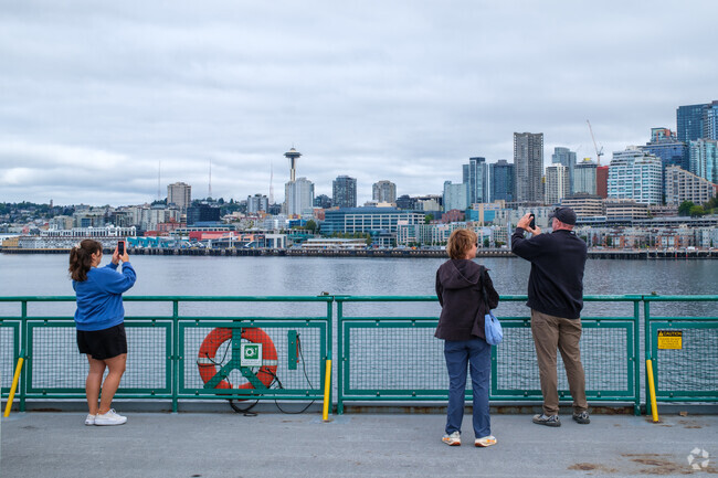 Locals can conveniently get to Seattle on a ferry using the Brainbridge Island Ferry Terminal.