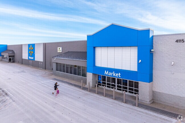 Walmart and other larger shopping stores are near Hwy 43 in Manitowoc.
