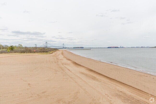 South Beach is the coastal side of Ocean Breeze Park.