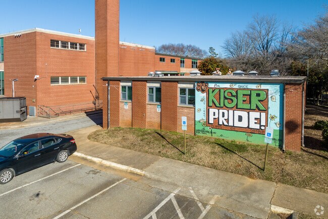 You can see that there is a lot of Kiser pride at Kiser Middle School.