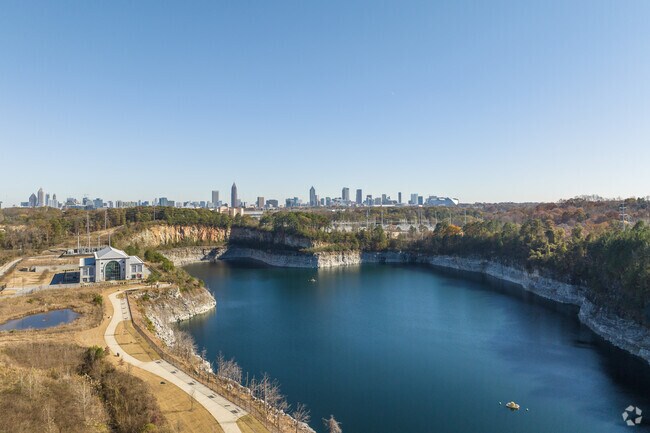 Westside Reservoir Park boasts views of Downtown Atlanta.