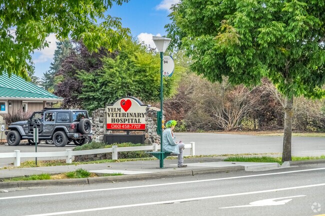 North Yelm residents have easy access to public transportation throughout the neighborhood.