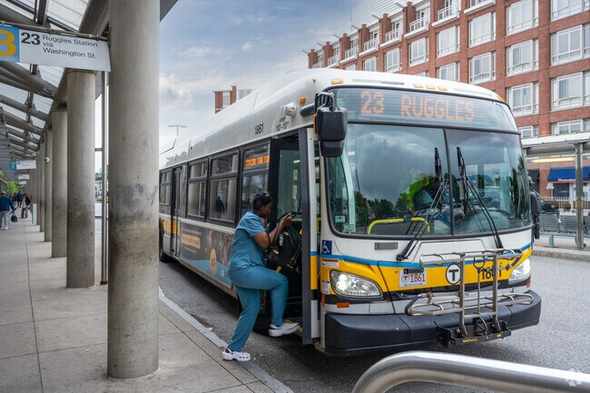 Public transportation makes it easy to get around Lower Mills.