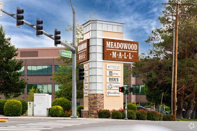 The Meadowood Mall shopping Plaza is home to popular merchandise chains and restaurants.