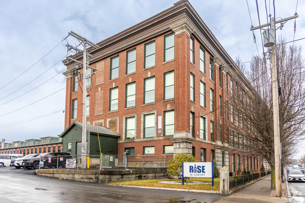 The Rise Academy is located in this historic building in Lawrence, MA.