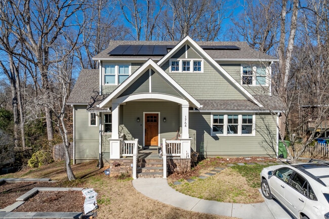 Lake Claire has a multitude of old and new bungalows.