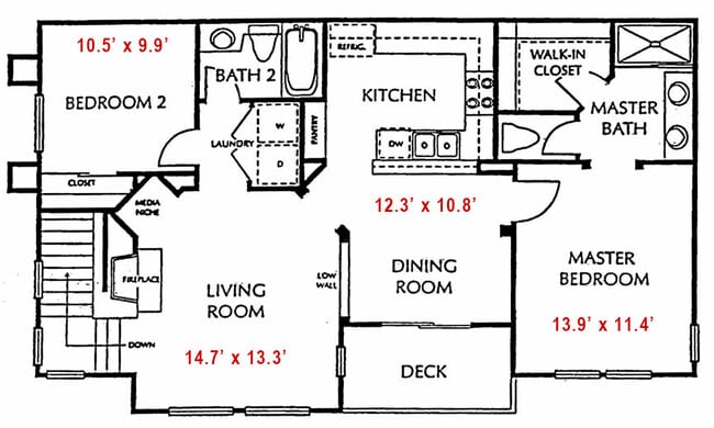 floor plan & dimensions