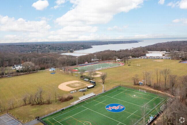 Cold Spring Harbor High School features a variety of sports fields for its students.