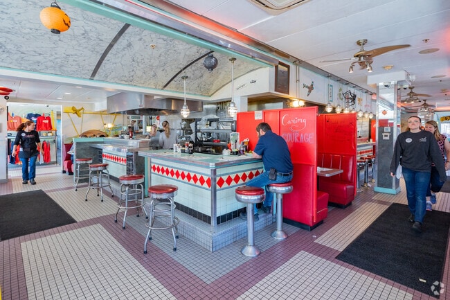 In Goffe Falls you can visit Airport Diner for classic eats in a retro setting.