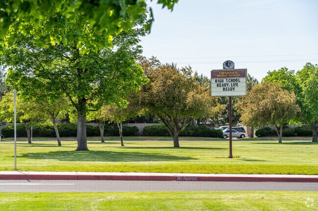 Obsidian Middle School serves grades 6-8 in Redmond.